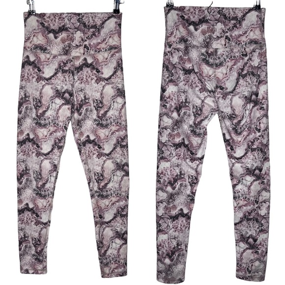 Define Your Inspiration Python Watercolor Print High Rise Yoga Leggings Size M - Picture 2 of 10